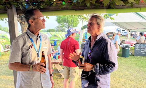 Mike Blyth at the Fuel Bowser