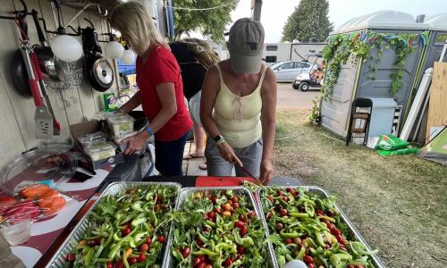 Catering for the evening meal