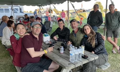 Dave, Yvonne, Andrew and friends