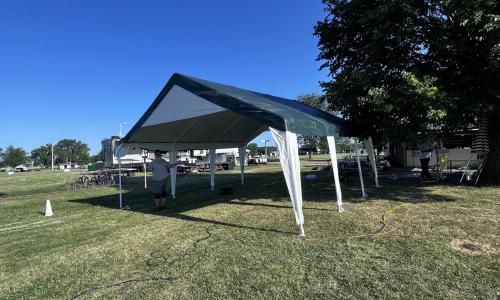 Kitchen tent