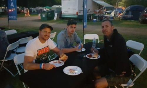 Dinner at out neighbours