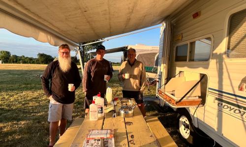 Phil, Dave & Ray - ready for another day!