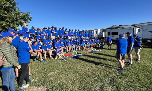 Getting ready for the group photo