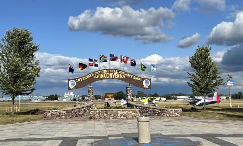 ... note the SA flag!