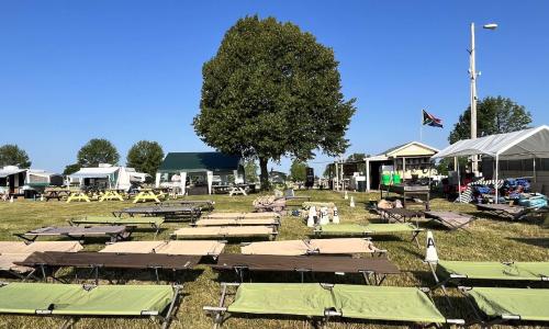 Stretchers drying out