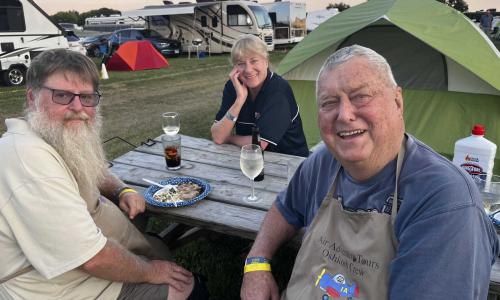 Phil, Christine and Graham