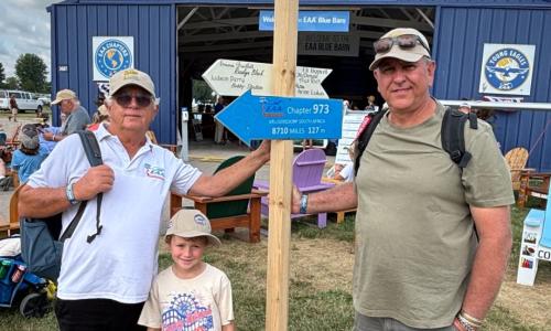 Chapter 973 sign at the Blue Barn
