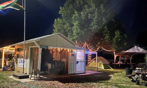 Plakkerfontein at night