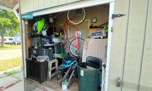 Everything still there after a year in storage!