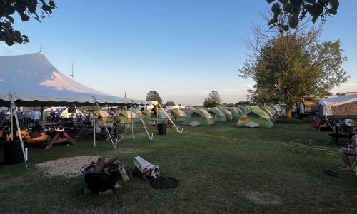Late evening in our campsite