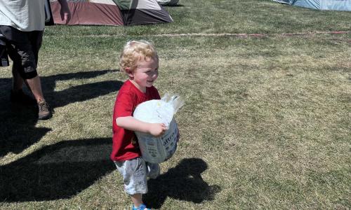 Hard working helper - Jesse!