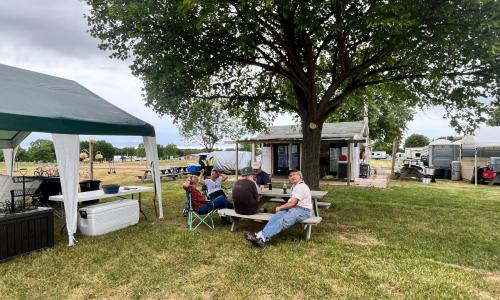 Evening Braai with our US friends